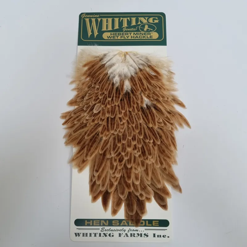 Whiting Hebert Miner Hen Saddle in Medium Ginger